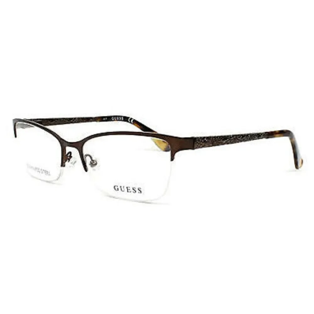 NWT GUESS 3012 53049 Brown Eyeglasses